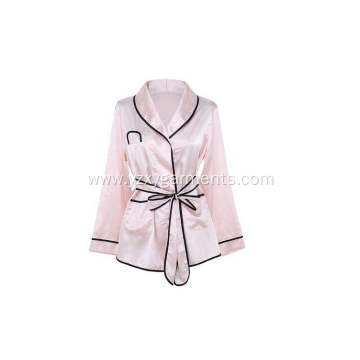 Knitted Solid Color Robe